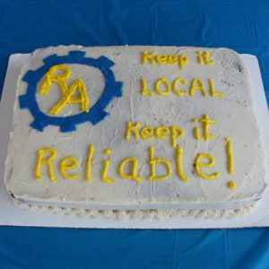 Reliable Automotive's grand opening cake
