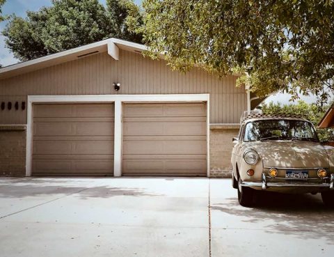 low-mileage vehicle parked in a driveway